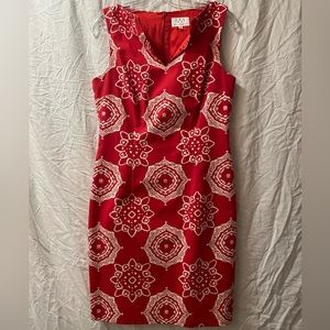 David Meister Women’s Red Holiday Dress